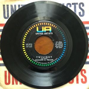 Ferrante & Teicher Twilight Vinyl 45 Record '60